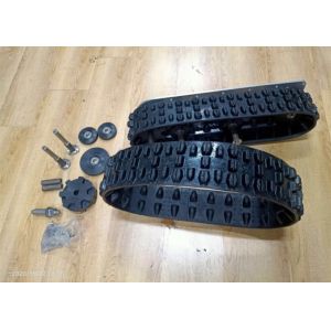 Lightweight 60mm Pitch 20 Link Robot Rubber Tracks