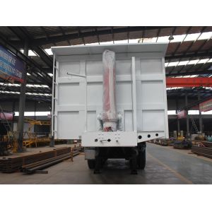 100 Tons Double Axles U Shaped End Rear Tipper Dumper Semi Truck Trailer for in