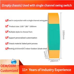 Zento Kid Swing Turnstile Barrier Gate with SUS 304 1.5mm Thickness