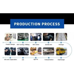 ODM Industrial Custom CNC Parts Anodizing Electroplating Treatment