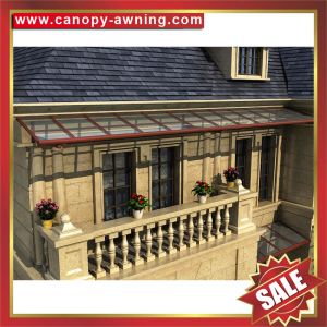 anti-uv polycarbonate aluminium alloy awning canopy for porch gazebo patio