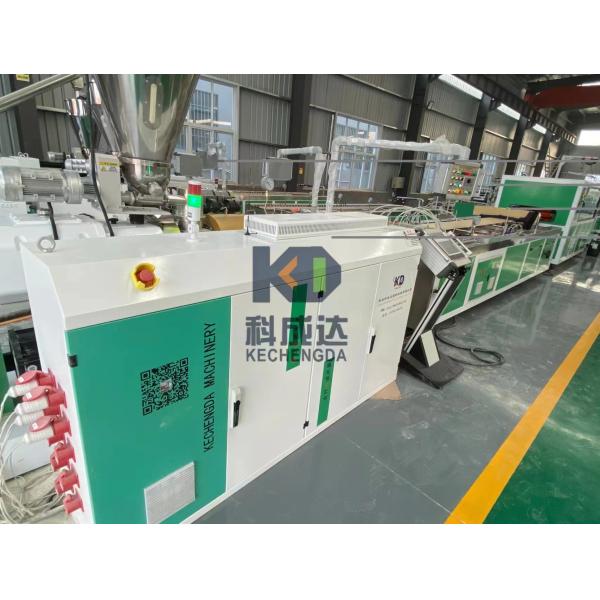 Automatic Buckle Plate Plastic Profile Extruder Machine UPVC PVC Profile