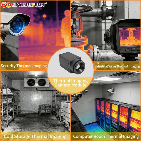 8x Electronic Zoom Vanadium Oxide IR USB2.0 UART Thermal Camera Module