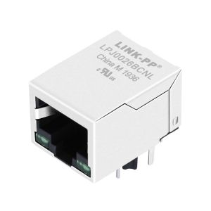 Wholesale 100Base Magnetic RJ45 Jack J0026D01ENL | LPJ0026BCNL Ethernet Connectivity from china suppliers