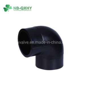 GB Standard HDPE Pipe Fitting Compression Buttfusion 90 Elbow with Customized