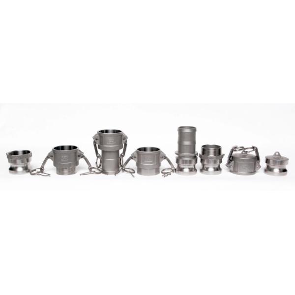 NBR Camlock Quick Couplings Stainless Steel Quick Coupler Plated
