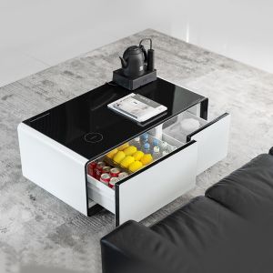 2024 Smart Coffee Table Refrigerator with Temperature Range 3 8 C/6- 12 C Folded