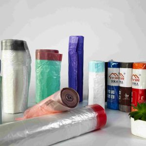 Wholesale HDPE Drawstring Trash Bags for Office & Household Use Customizable