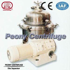 Automatic Part Discharging 2 Phase Dairy / Milk Clarifying Disc Separator For
