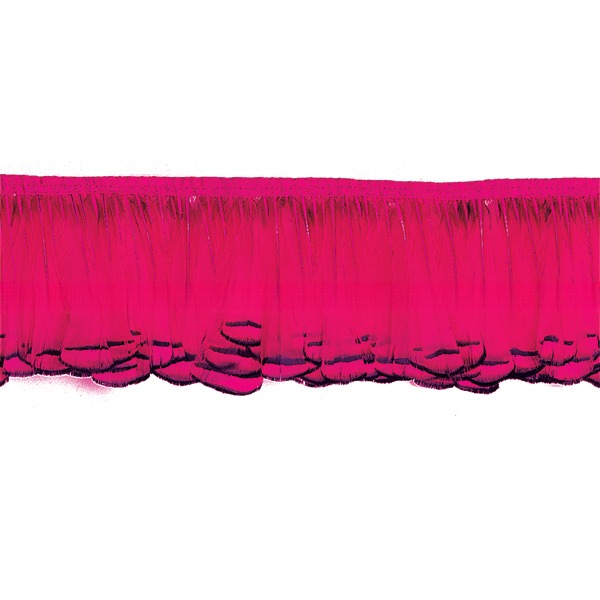 Create a Stunning Look with 4-6 cm Pheasant Feather Fringe Trim and Satin Ribbon Tape