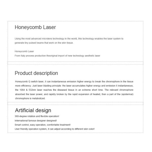 Q - Switched Powerful Laser Tattoo Removal Machine 220V 50HZ Gray Color