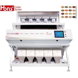 Intelligent Multifunction 5 Chutes Corn/Wheat Color Sorter Sorting Machine