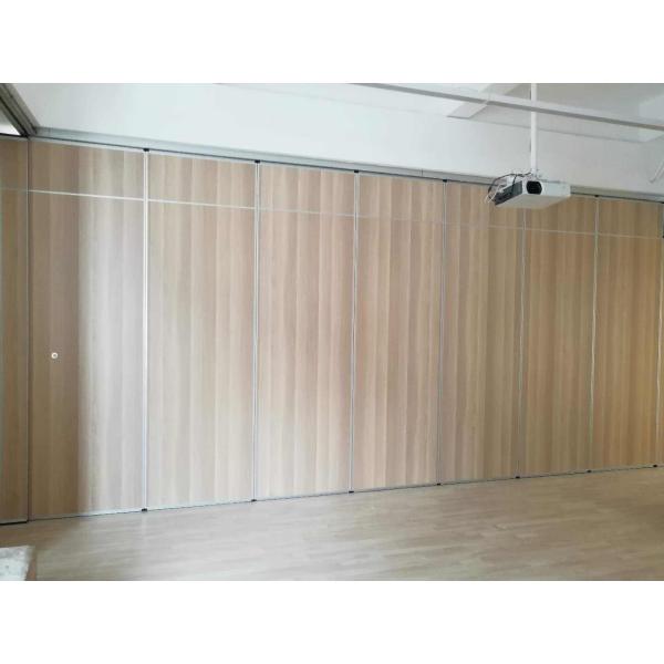 Sound Proof Material Wooden Office Sliding Partition Walls For Conference Hall
