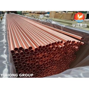 Copper And Copper Alloy Seamless Condenser Tube ASTM B111 C12200 99.9Cu H55 H80