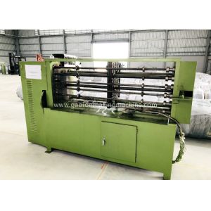 Bridge / Civil Gabion Mesh Machine 25kw With PLC Control System Touch Screen