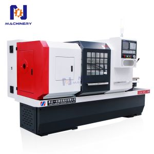 CK6150 Horizontal CNC Lathe Machine 1500mm 4 Station Flat Bed Lathe