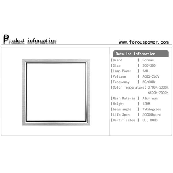 LED Panel Light 300*300 14W LED ceiling light Panel Light