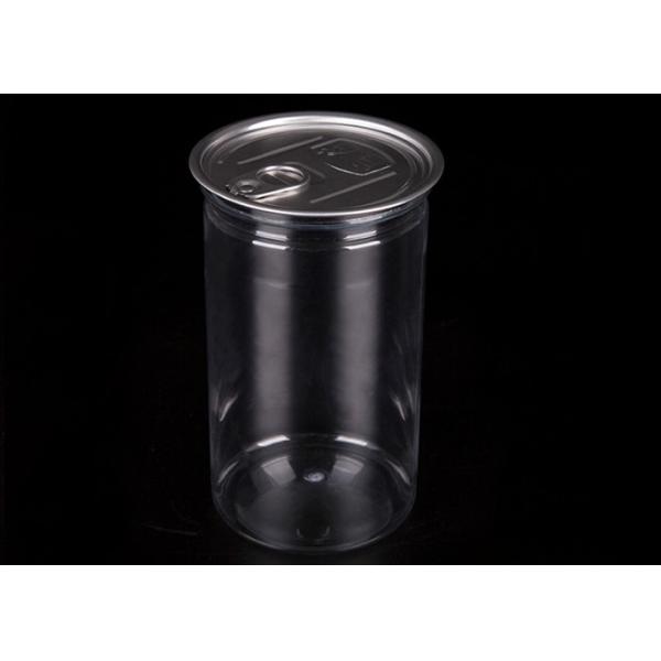 Quality Own Brand Plastic Spice Containers Food Can with Easy Open Aluminum pop Lid Seal Pet Container with Latest Models for sale