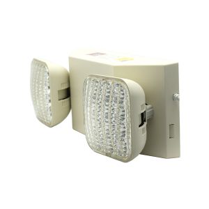 Lithium Ion Battery Led Twin Spot Emergency Lights White 600lm
