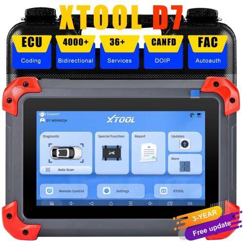 XTOOL D7W D7WIFI Bi-directional All Systems Diagnostic & Key Programmer Support