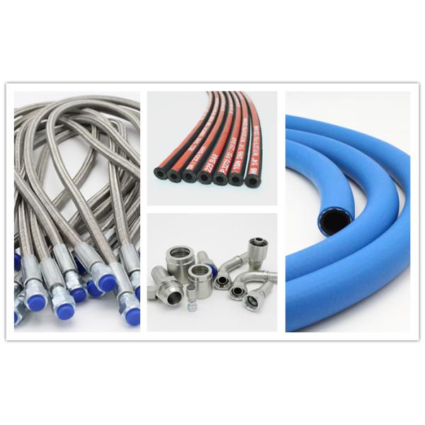 ID 1/4" 450 Bar High Pressure Hydraulic Hose For CAT Excavator