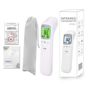 Digital LCD Non Contact Fever Thermometer 3 - 5cm Measuring Distance