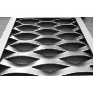 Heavy Duty Architectural Wire Mesh Panels Decorative Metal Cladding Aluminum