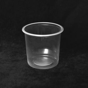 1.5L 1500Ml Clear Disposable Round Plastic Container With Lids