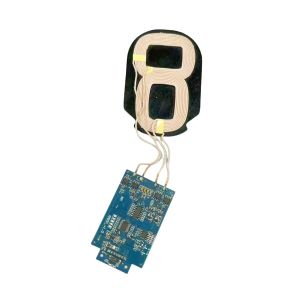 10W PCBA 2Coils Qi Wireless Charging Coil Charging Receiver Module