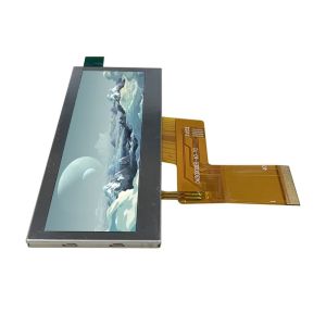 3.9 Inch Bar Type LCD Display 480 *128 500nits With RGB 24bit Interface