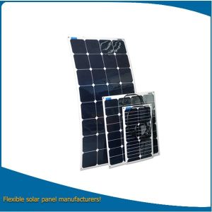 Semi flexible solar module 10w to 200w, customized solar panel flexible with controller for cheap sale