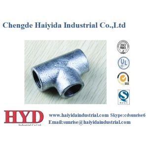 Wholesale TEE galvanized malleable iron pipe fitting cast iron UL factory from china suppliers
