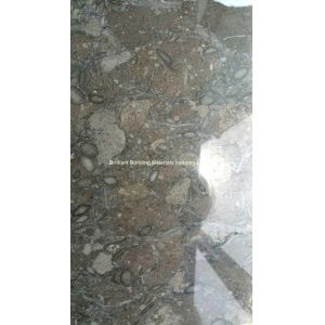 China Walnut Brown Marble Slab, Natural Gray Brown Marble Slab on sale