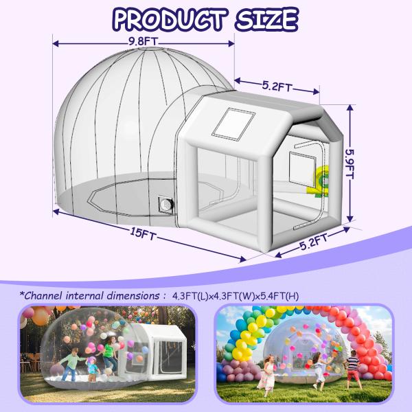 Party Bubble Houses Dome Transparent Inflatable Bubble House Tent For Kids