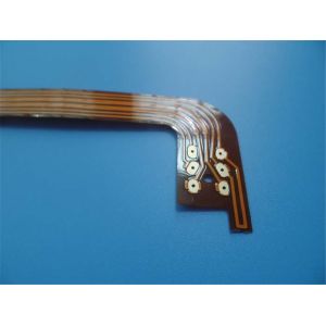 Heavy Copper board 2 oz Double-sided flexible PCBs with 0.3mm thick Polyimide