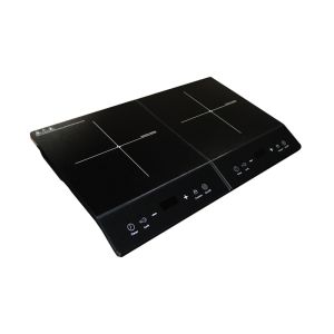 Heat Indicators 3.4KW Table Double Burner Induction Cooktop