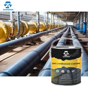 Epoxy Coal Tar Pitch Anticorrosive Paint For Heavy Pipeline Protection Rust