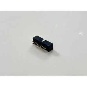 IDC 20-Pin Dual-Row Fully-Shrouded Male Connector, Pin-Header Type, Exposed 3