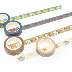 China Style Adhesive Washi Paper Masking Tape Custom With Beautiful Own Designs
