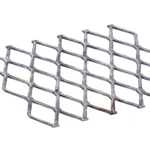 Flattened Galvanized Expanded Metal Sheet , Expanded Metal Screen Mesh