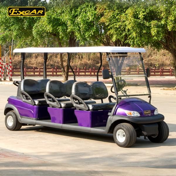 Corrsion - Resistant 6 Person Electric Golf Carts With LED Front Or Rear Lights And Horn