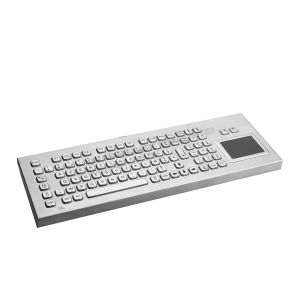 Ip65 Metal Rugged Keyboard With Touchpad And Full Functionalities