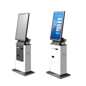 China Custom Color Touch Screen Check In Kiosk with 10 Point Capacitive Touch and Optional Camera on sale