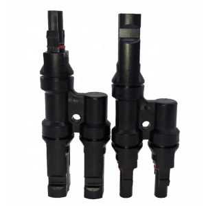 T Type 2 To 1 Solar PV Connector 1000V / 1500V IP68 For Solar Power System
