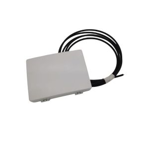 Black Fiber Termination Boxes Square Design 6 Ports Available