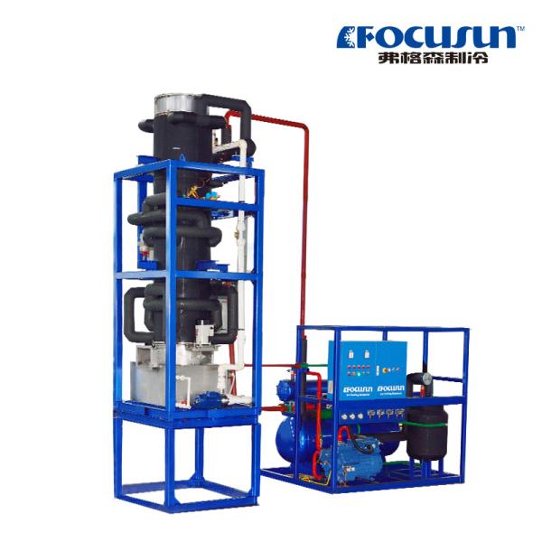 10T Tube Ice Making Machine With Bitzer Compressor for Hotels Bars and Coffee