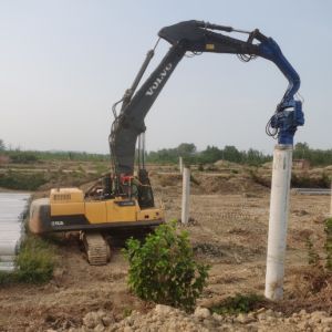 China 2700kg Excavator Vibro Hammer For 18 Meter Sheet Pile Driving on sale