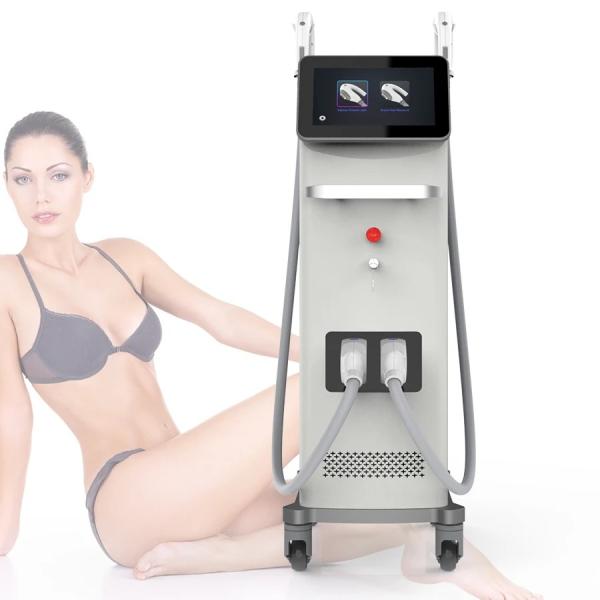 Dual Handle IPL DPL OPT Painless Hair Removal Skin Rejuvenation Machine