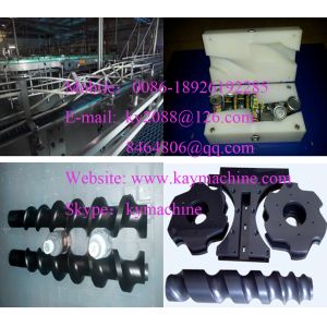 plastic screw to separate the bottle can or container MC nylon/UPE/UHMWPE screw