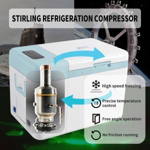 Portable Stirling Cooling System -86C 12V/24V Laboratory Refrigerator with
